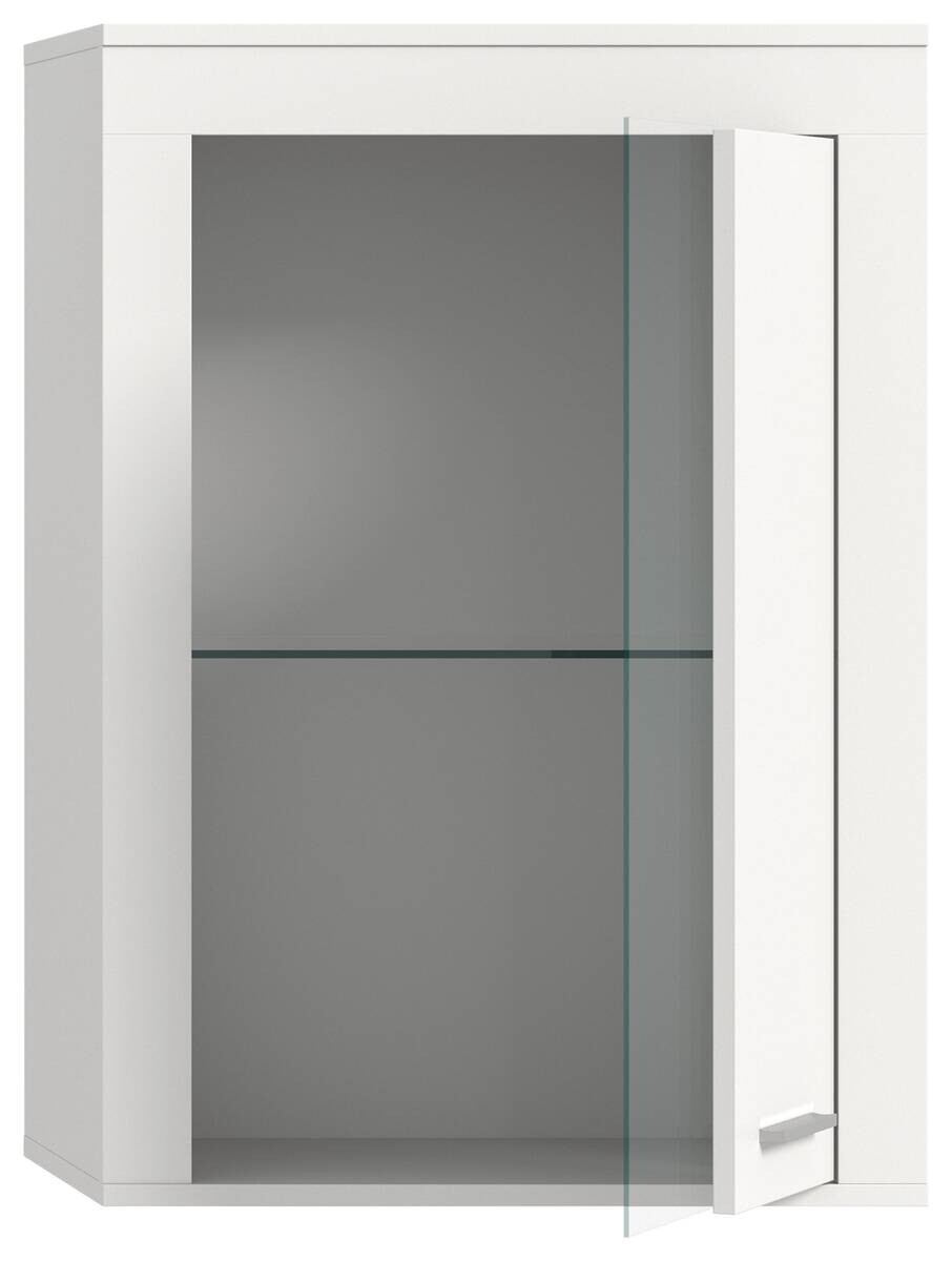 Vitrine Jam weiß B/H/T: ca. 86x60x35 cm