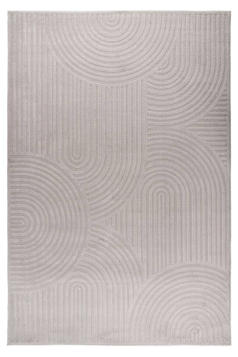 Kayoom Teppich Bandito 325 silber B/L: ca. 120x170 cm