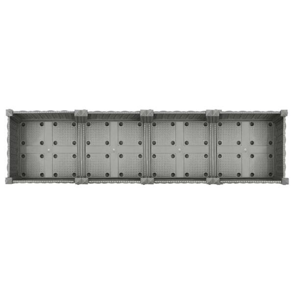 Hochbeet grau Polypropylen B/H/L: ca. 40x23x160 cm