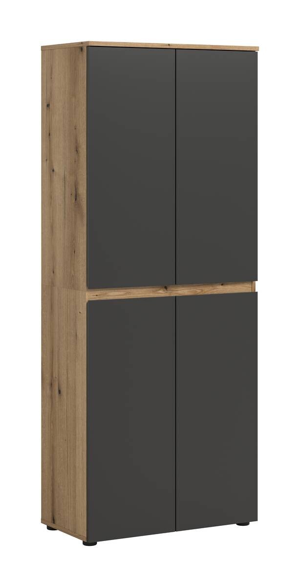 Schrank SCARPA Evoke Oak Nachbildung anthrazit B/H/T: ca. 70x175x37 cm