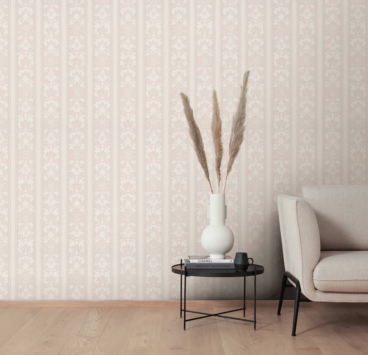 Erismann Vinyltapete Ornament beige B/L: ca. 53x1005 cm