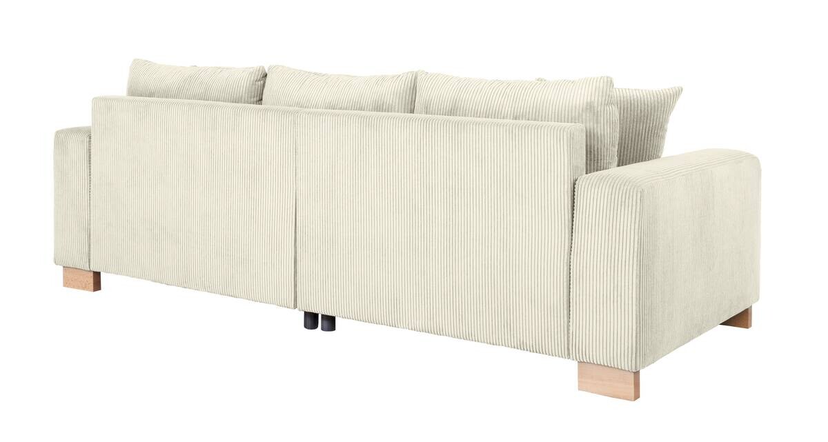 Big Sofa Alpha New beige Microfaser B/H/T: ca. 244x85x112 cm