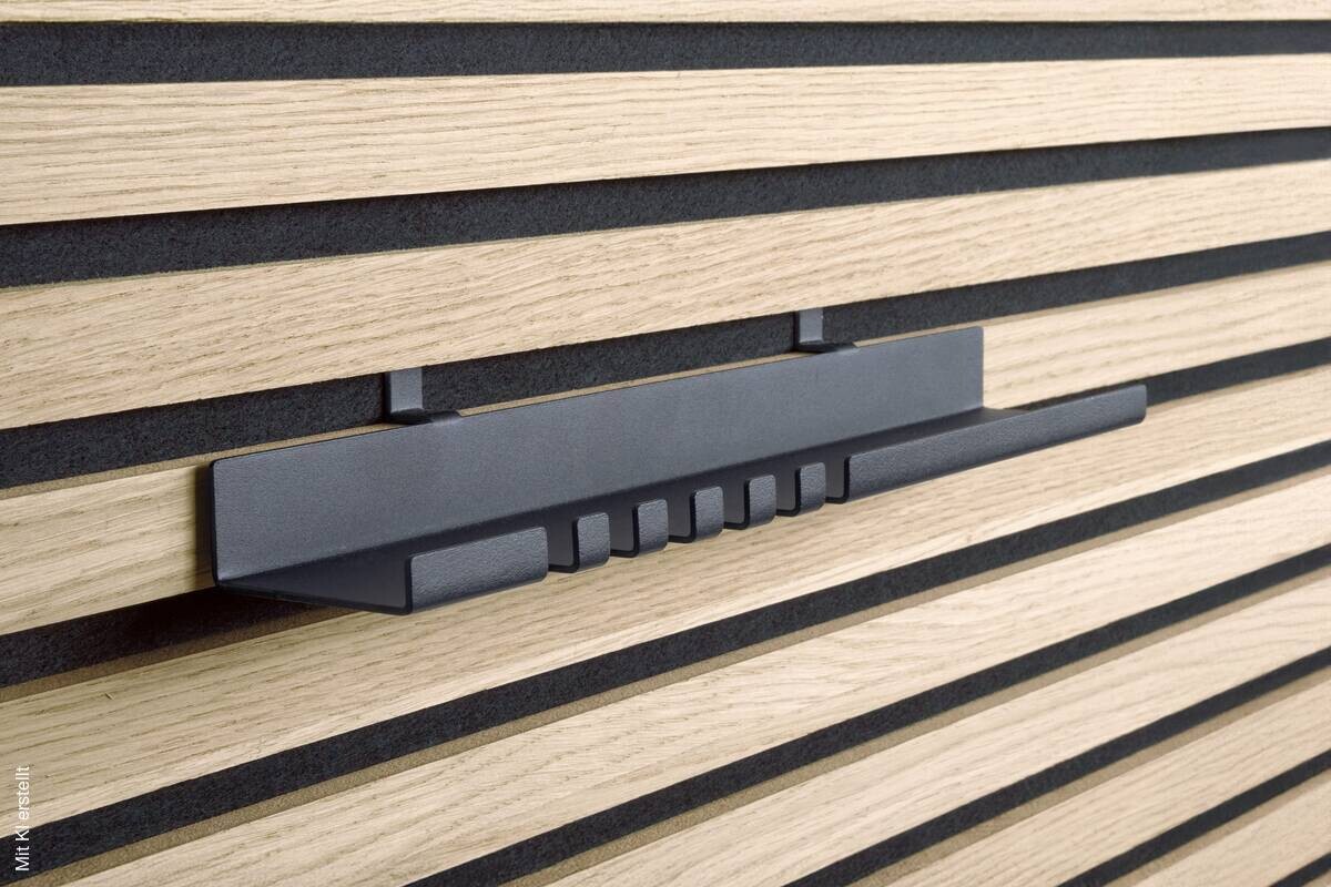 Zubehör Akustikpaneel schwarz L/B/H: ca. 30x6x4,4 cm pro Stück