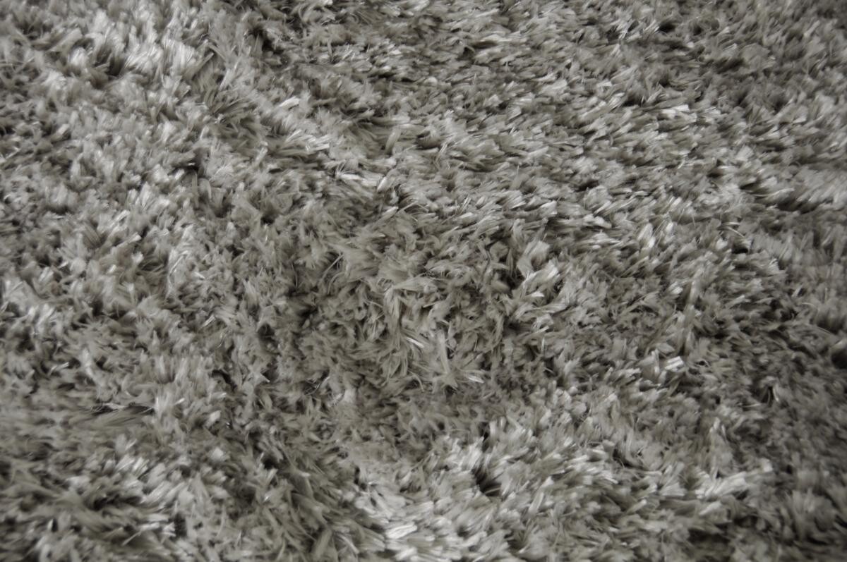 Merinos Hochflorteppich Floppy silber B/L: ca. 80x150 cm