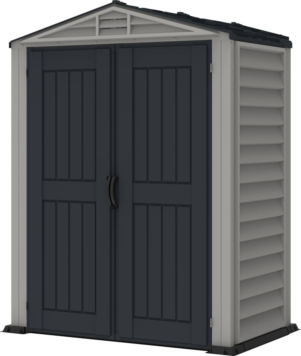 VCM Gerätehaus grau B/H/L: ca. 171x210x171 cm