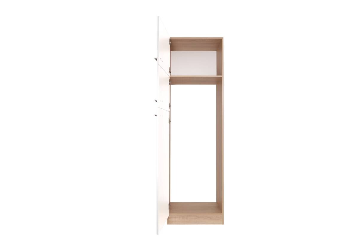 Kühlumbauschrank Merle weiß B/H/T: ca. 60x200x60 cm