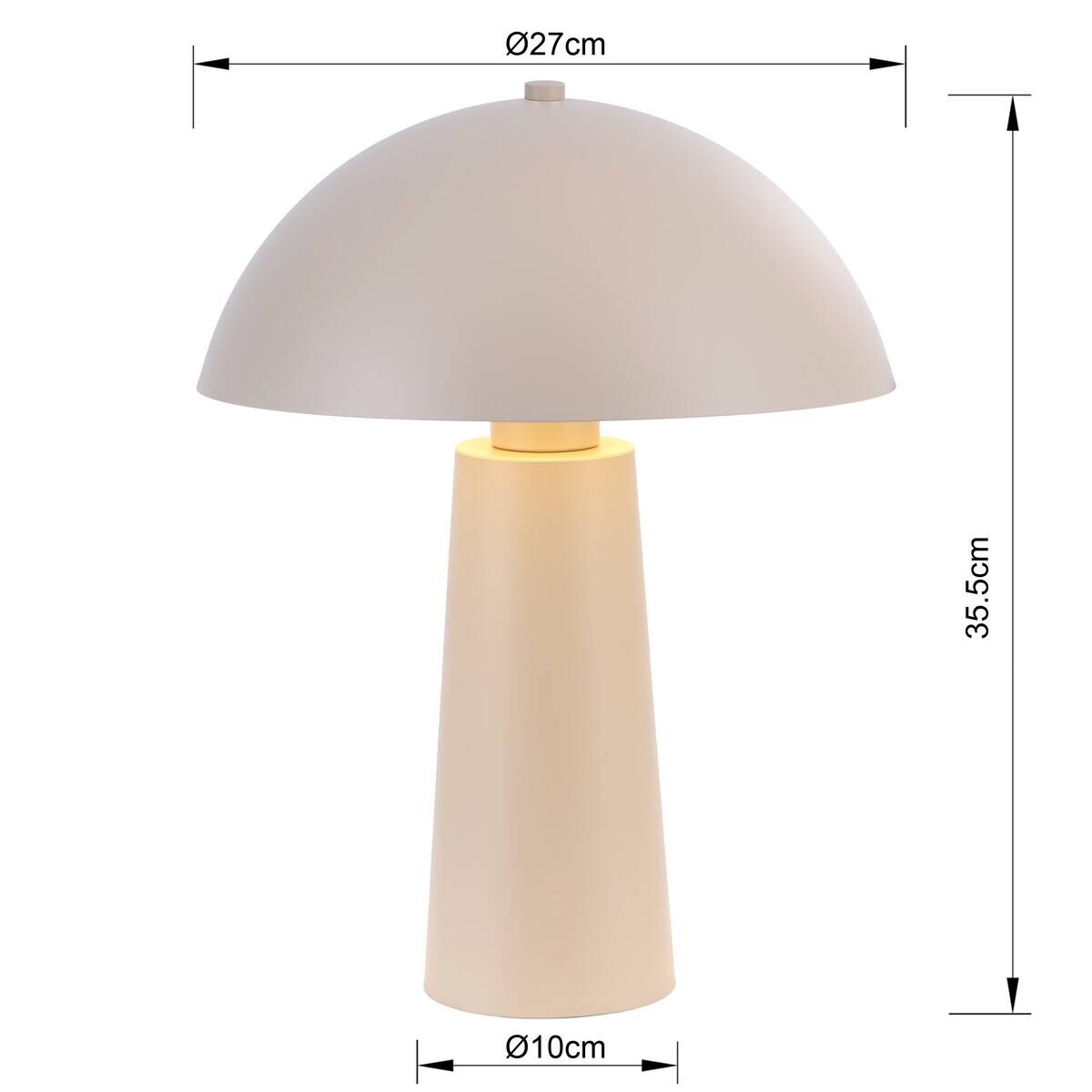 POCOline Tischleuchte E27 1 Brennstellen