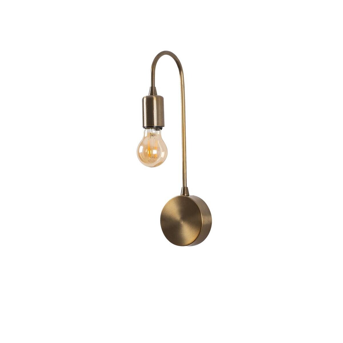 Opviq Wandleuchte Metall B/H/L: ca. 14x38x10 cm E27 1 Brennstellen