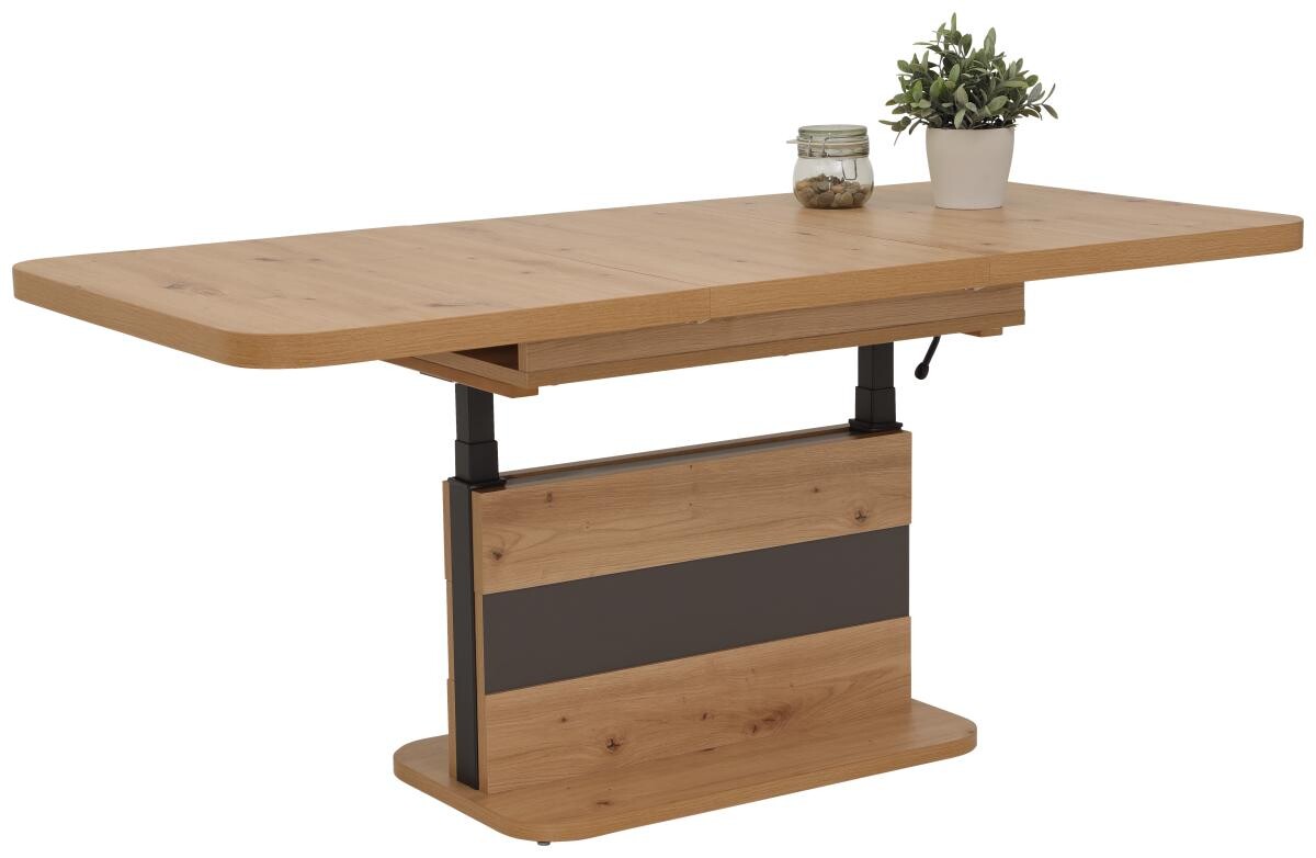 Couchtisch Gustav Eiche Artisan anthrazit Nachbildung B/H/T: ca. 110x58x70 cm