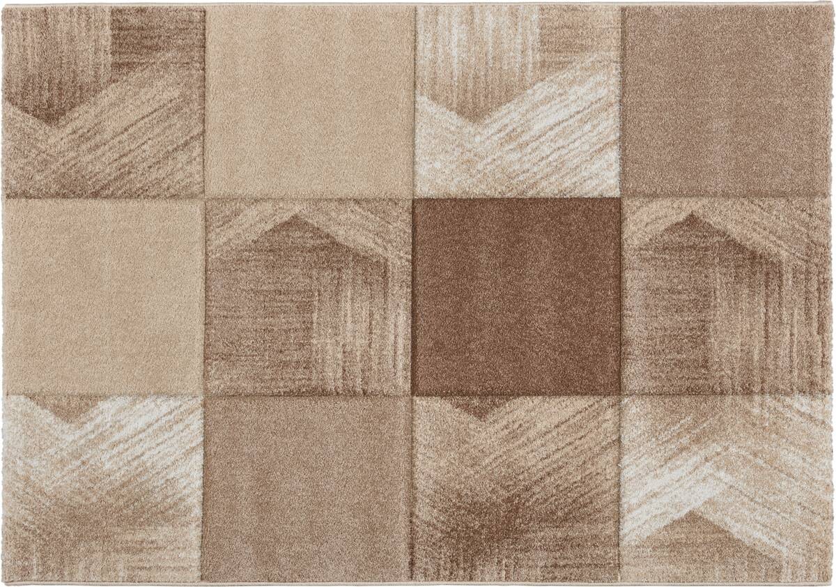 Webteppich Malta braun B/L: ca. 80x150 cm