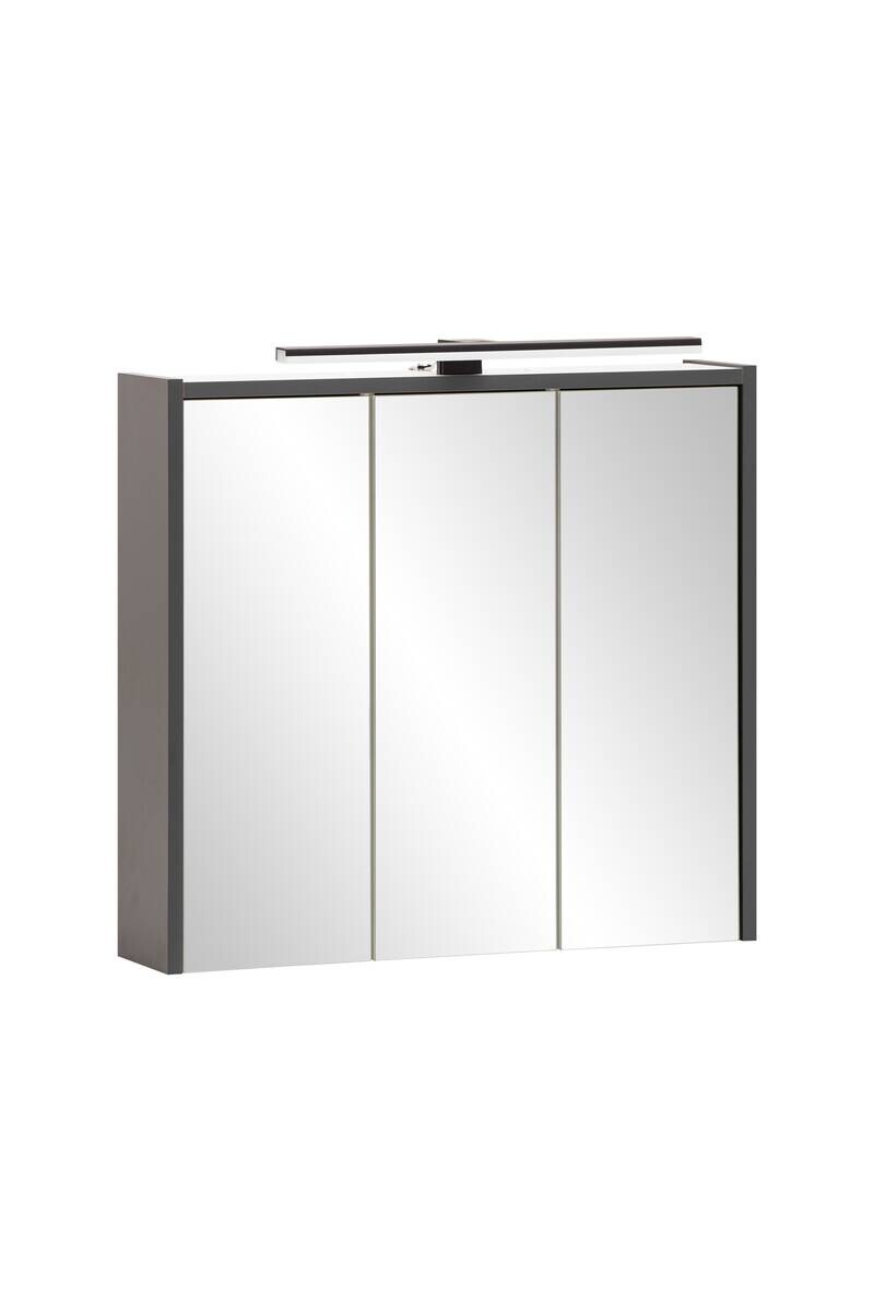 Spiegelschrank Palermo anthrazit B/H/T: ca. 65x62,7x16 cm