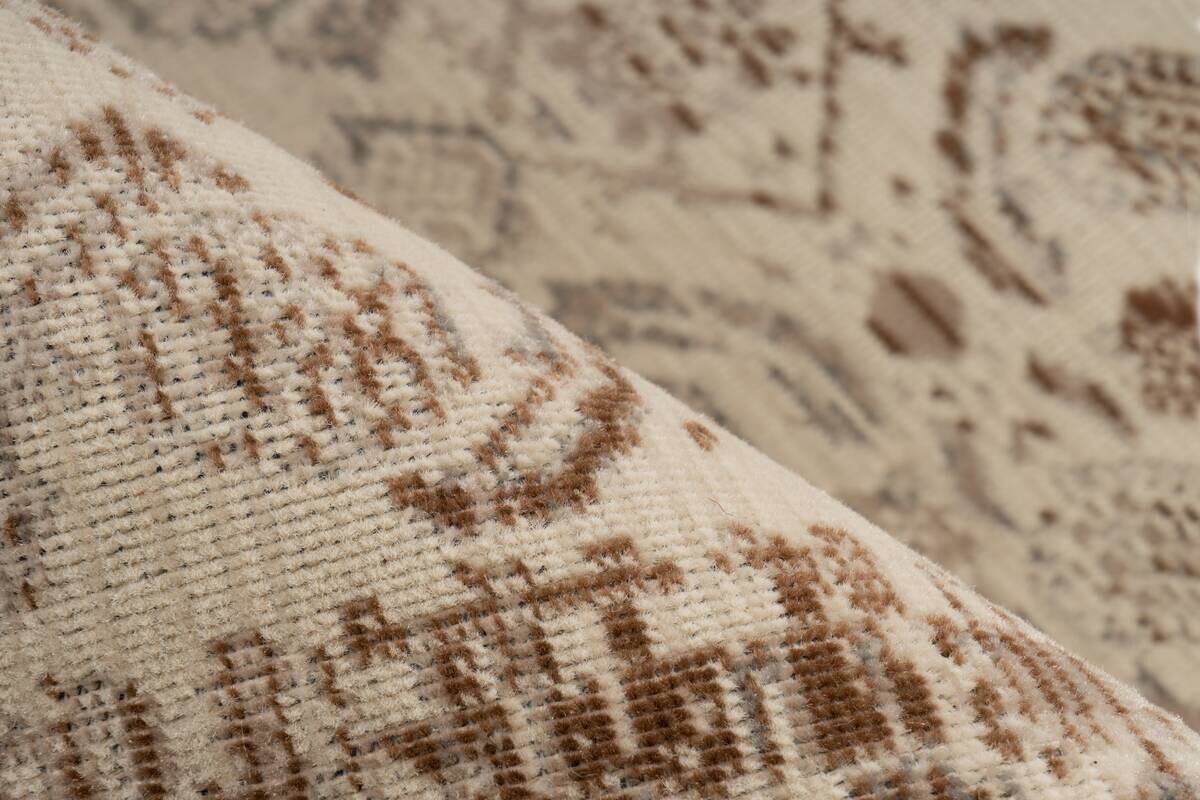 Kayoom Kurzflorteppich Charin 625 beige B/H/L: ca. 160x0,35x230 cm