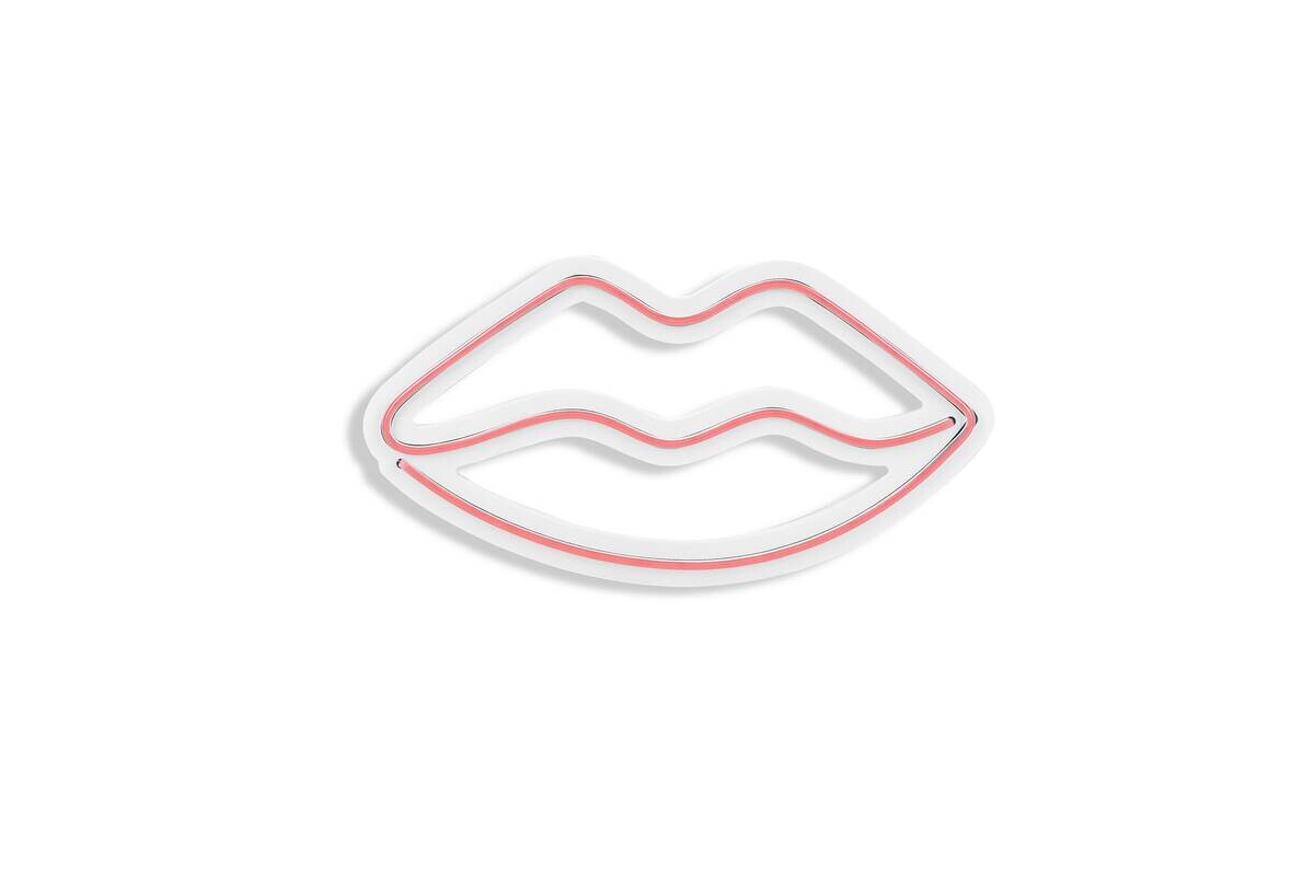 Opviq LED-Wandleuchte rosa PVC B/H/T/L: ca. 36x19x2x36 cm