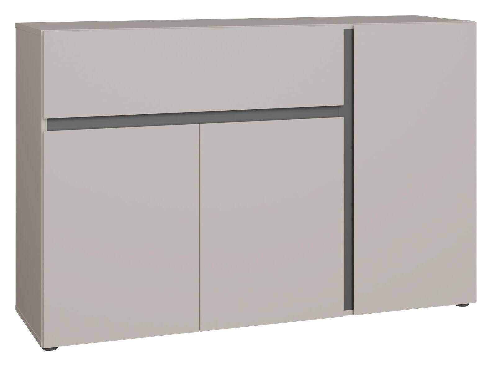 Kommode Kaschmir anthrazit B/H/T: ca. 135x88x41 cm
