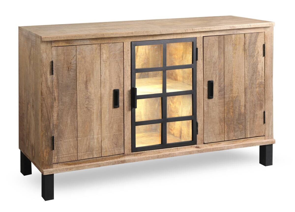 Sideboard Kali latte Mango B/H/T: ca. 145x90x40 cm
