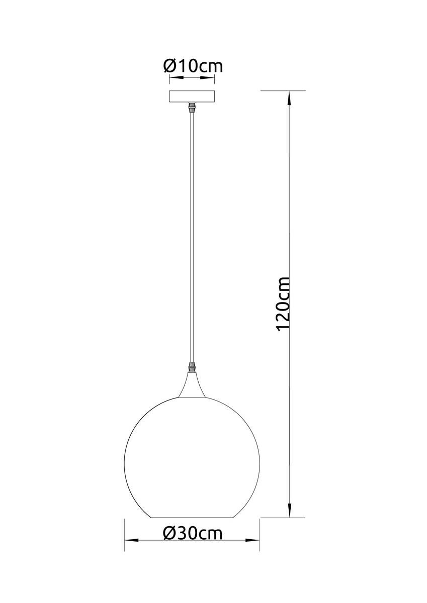 Pendelleuchte Nika schwarz Rauch Metall Glas H/D: ca. 120x30 cm E27 1 Brennstellen