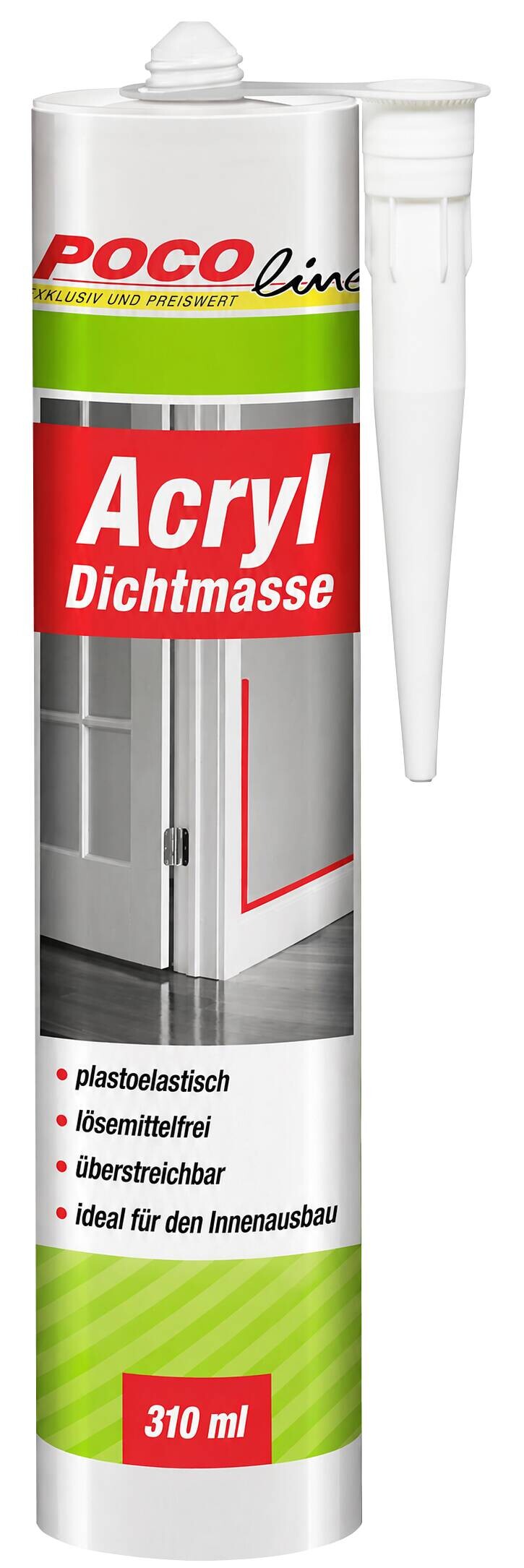 POCOline Acryl Fugendicht weiß ca. 0,31 l