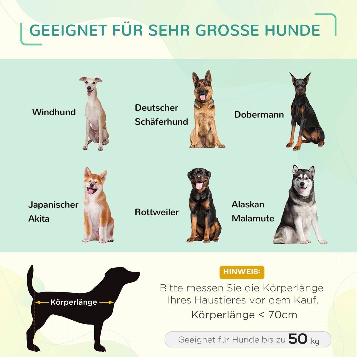 PawHut Hunde-Zubehör grau Edelstahl B/H/L: ca. 92x122x108 cm