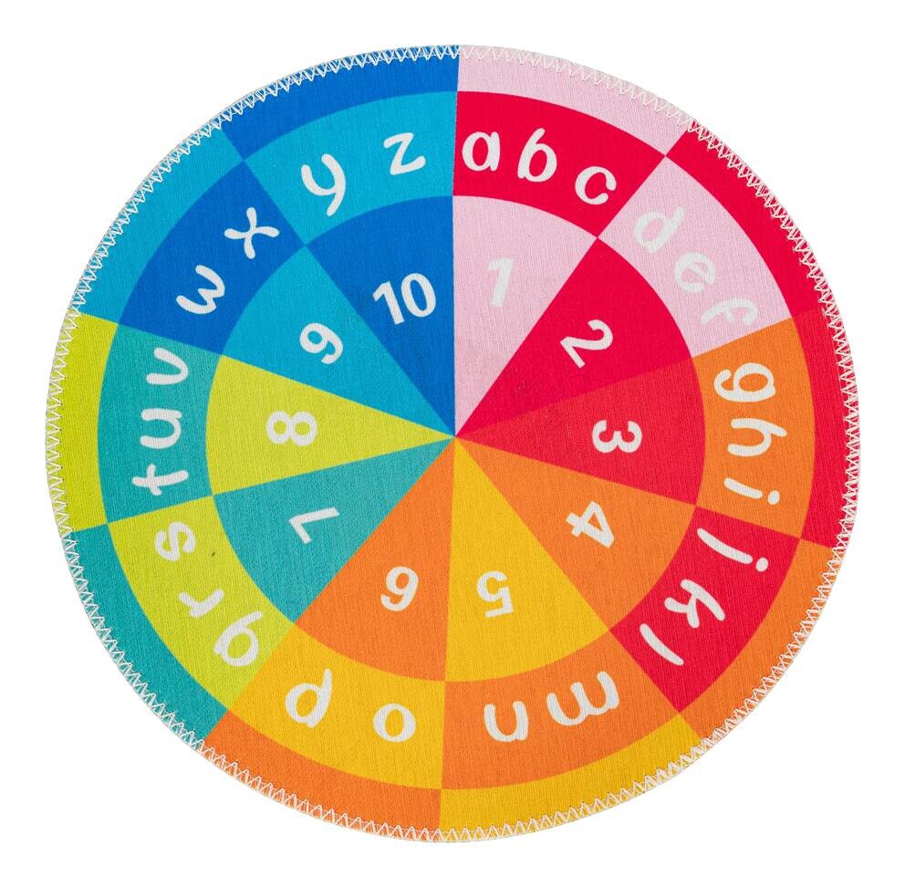 Arte Espina Flachflorteppich Coco 325 mehrfarbig B/H/L: ca. 120x0,5x120 cm