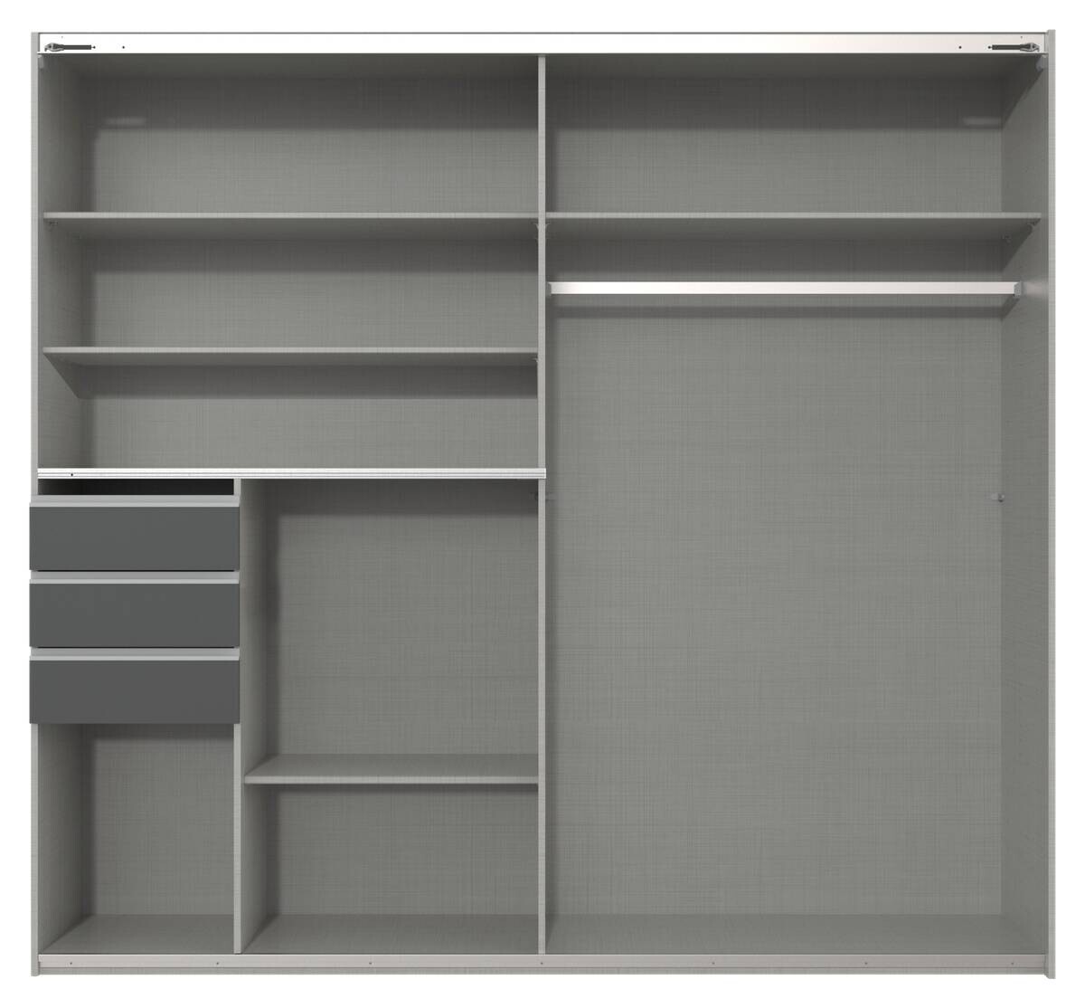 Schwebetürenschrank Oldenburg Eiche Artisan Nachbildung B/H/T: ca. 180x198x65 cm