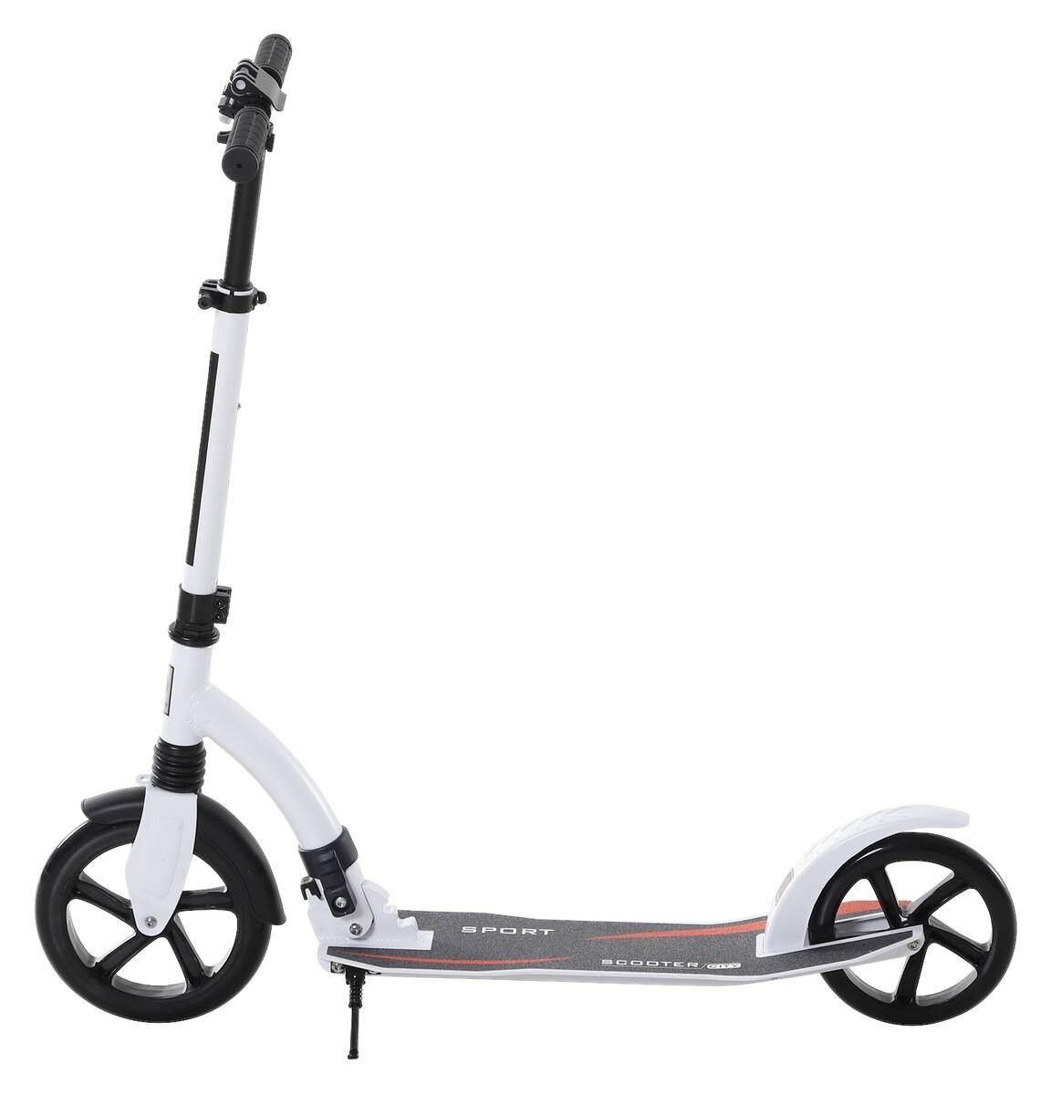 HOMCOM Tretroller weiß B/H/L: ca. 37,5x101,5x92,5 cm