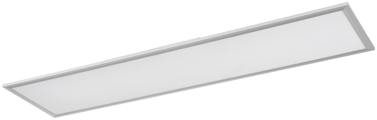 POCOline Deckenpanel Plano weiß silber Kunststoff Aluminium B/H/L: ca. 30x7x120 cm