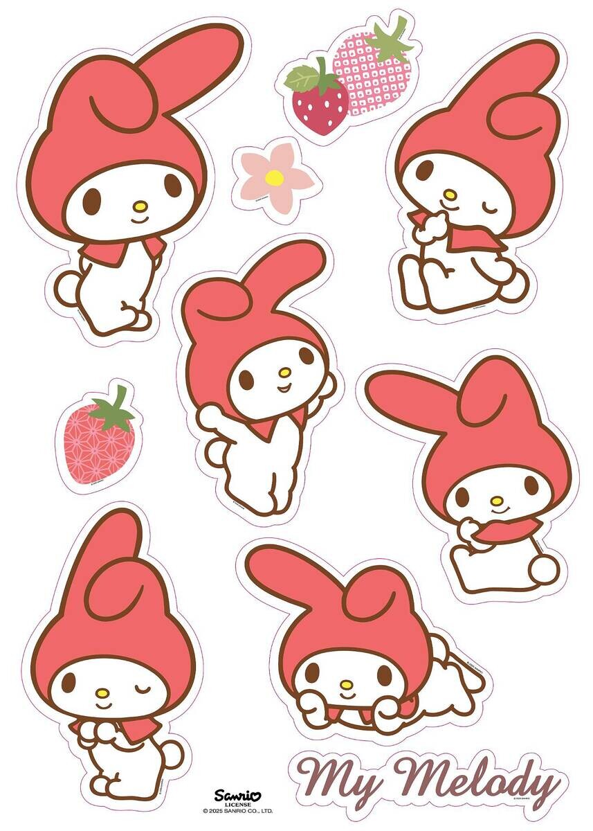 Wandsticker My Melody B/L: ca. 50x70 cm
