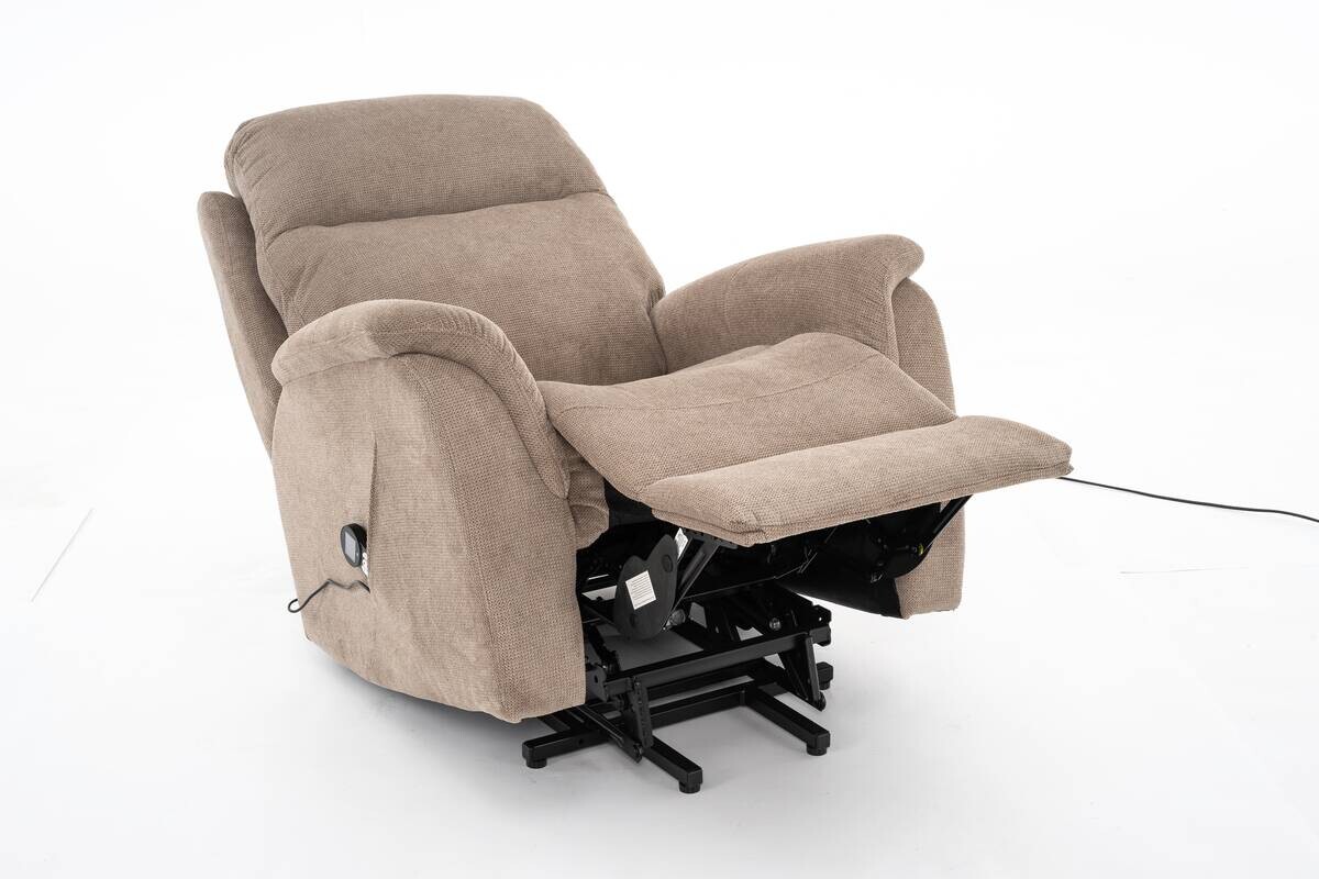 TV-Sessel Cappuccino Microfaser B/T: ca. 91x82 cm