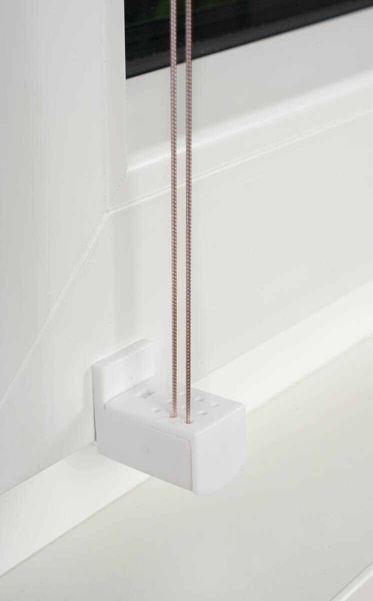 Hochwertiges Klemmplissee taupe B/L: ca. 80x130 cm