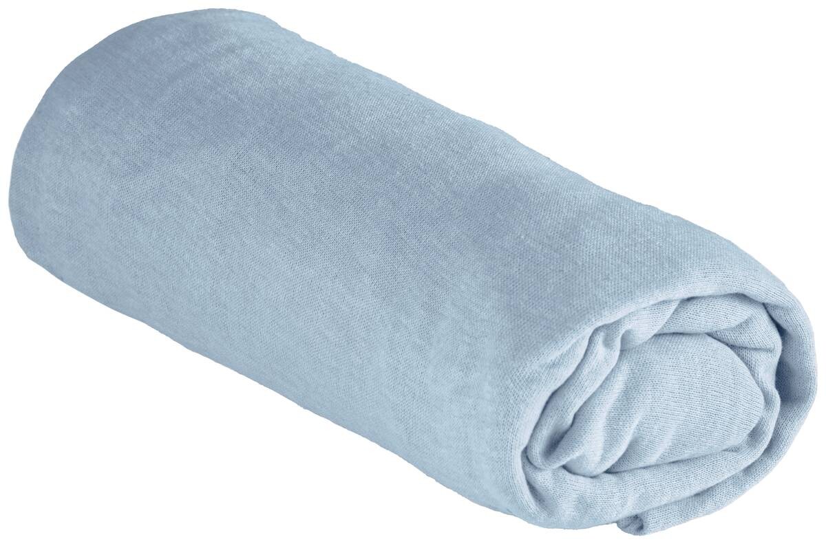 Sensation Jersey Spannbetttuch blau 50% Baumwolle, 50% Polyester B/L: ca. 100x200 cm