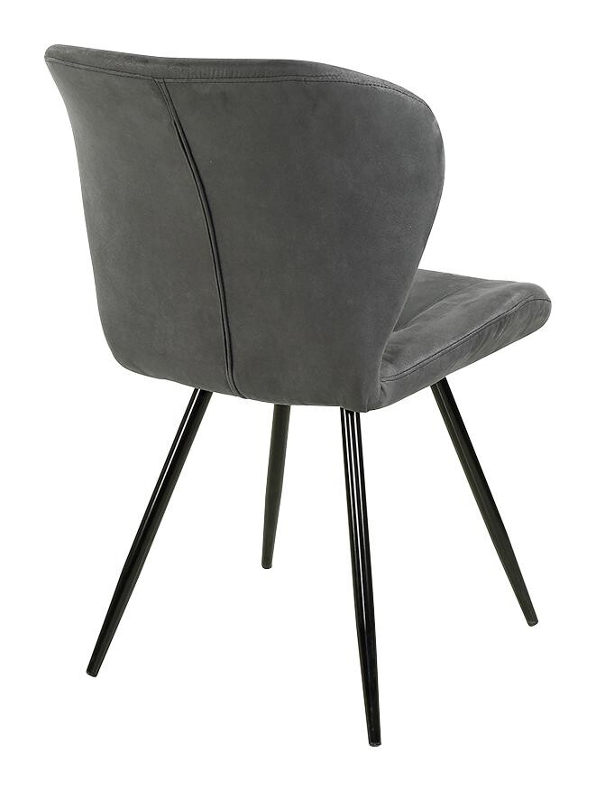 Stuhl anthrazit Vintage B/H/T: ca. 54x86x64 cm