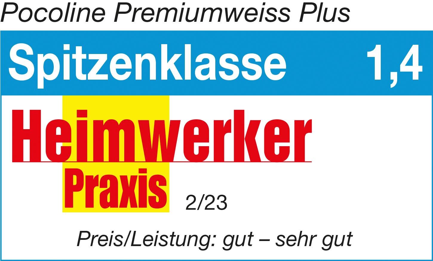 POCOline Raumfarbe Premium Plus weiß ca. 0,1 l