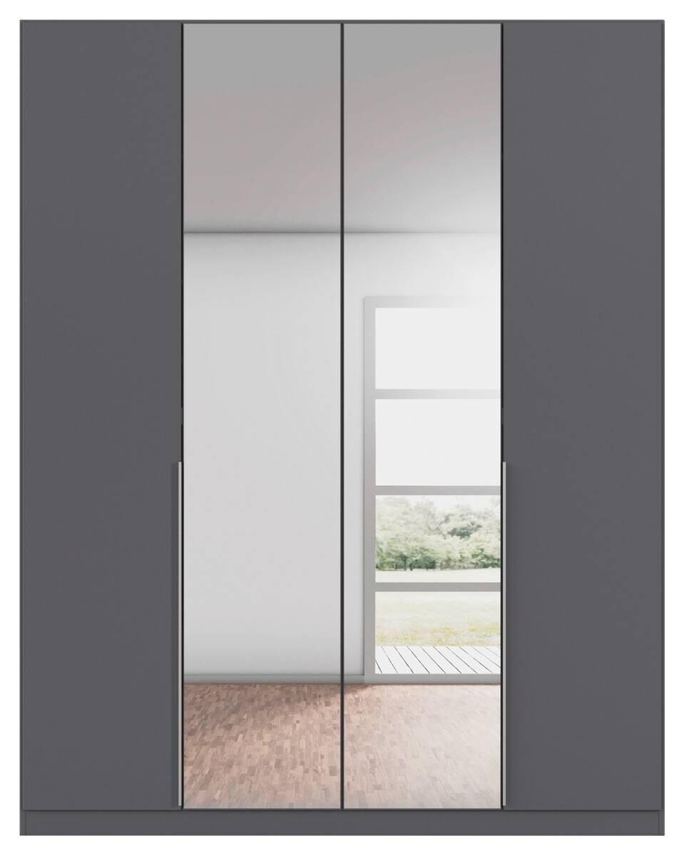 Kleiderschrank Alabama grau B/H/T: ca. 181x229x54 cm