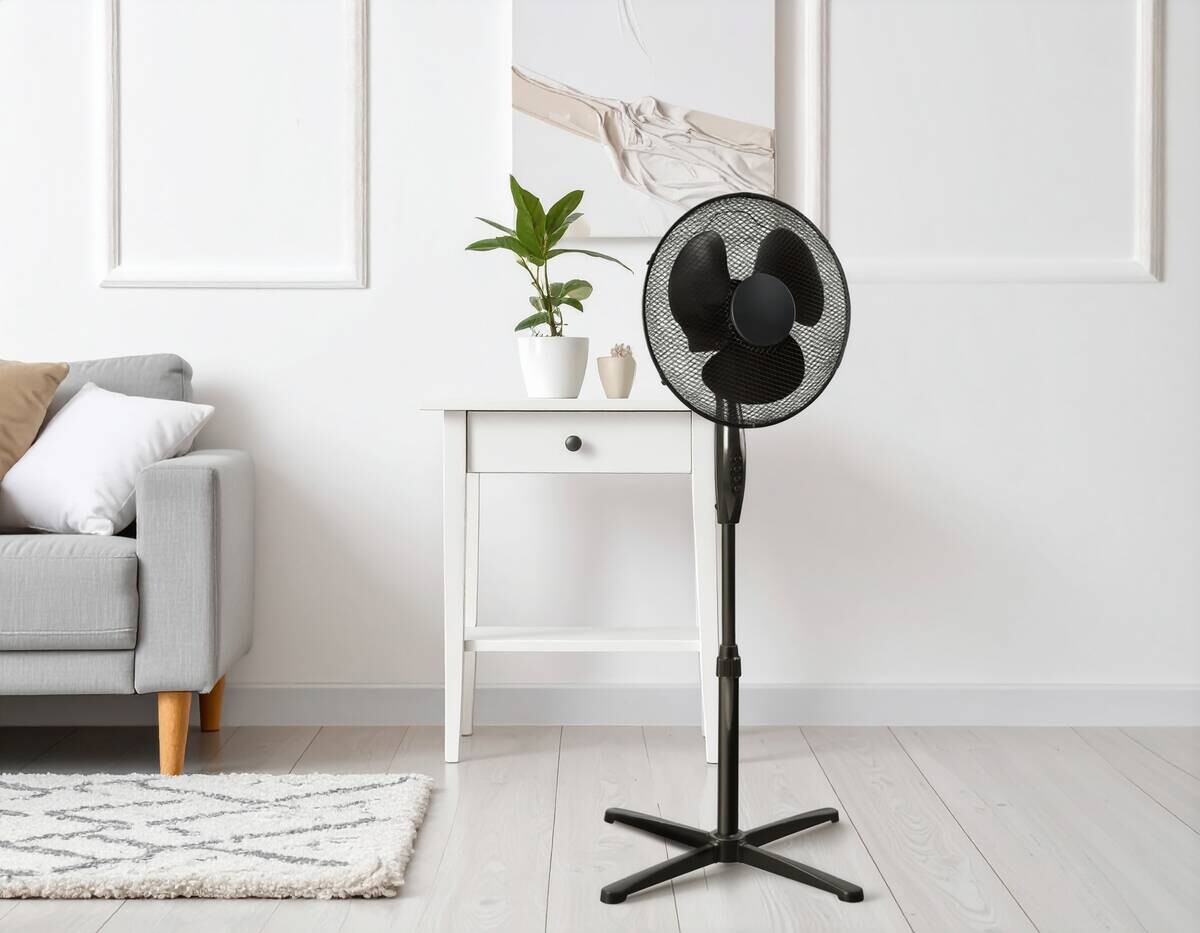 Lifetime Air Ventilator 871125250395 schwarz Kunststoff Metall B/H/L/D: ca. 65,5x125x65,5x40 cm