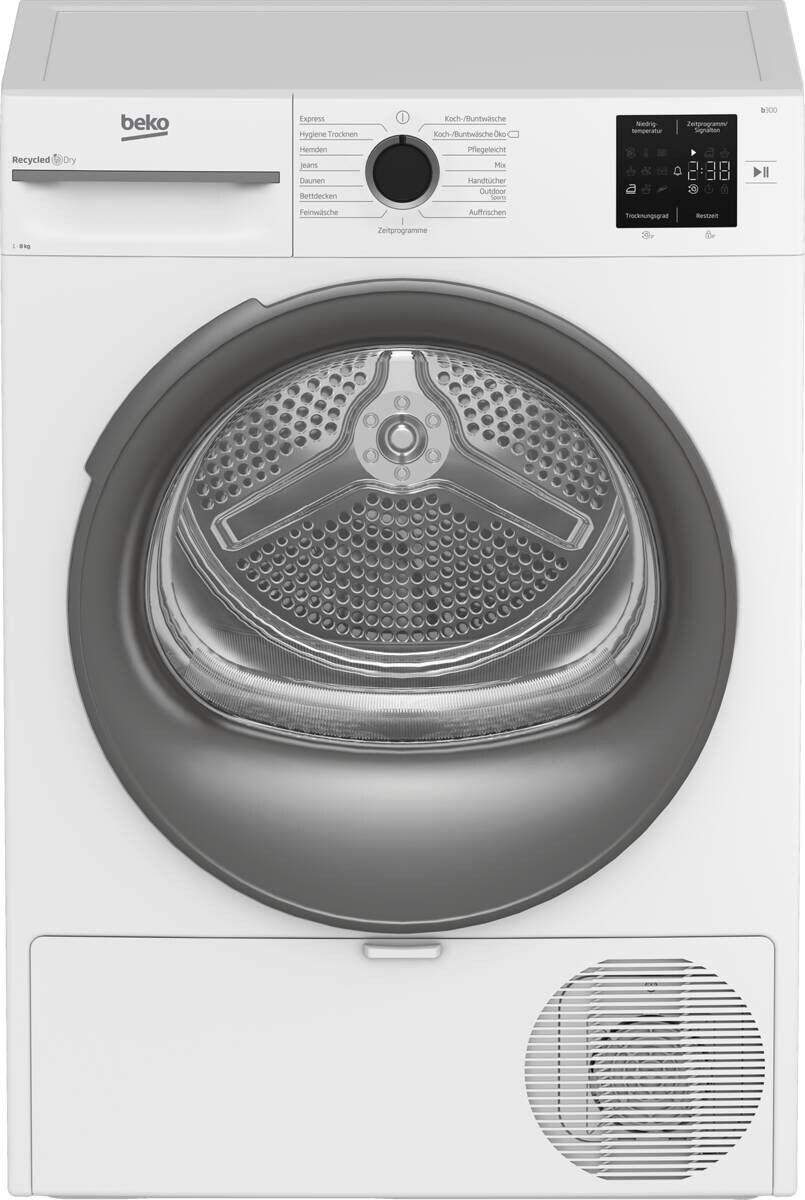 Beko Wärmepumpentrockner BM3T38210W1 weiß B/H/T: ca. 59,8x84,6x54,5 cm