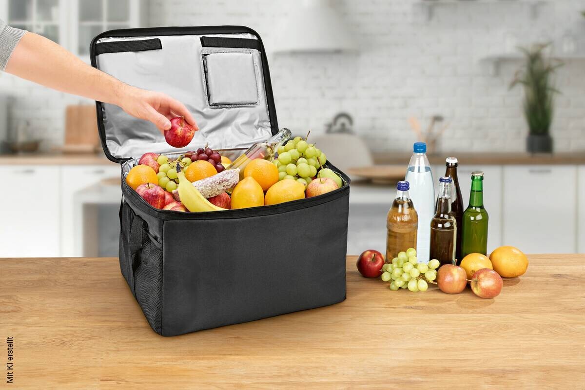 EasyMaxx Tasche schwarz Kunststoff