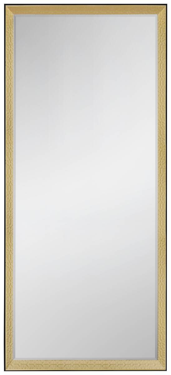 Rahmenspiegel Mara schwarz gold B/H: ca. 70x170 cm