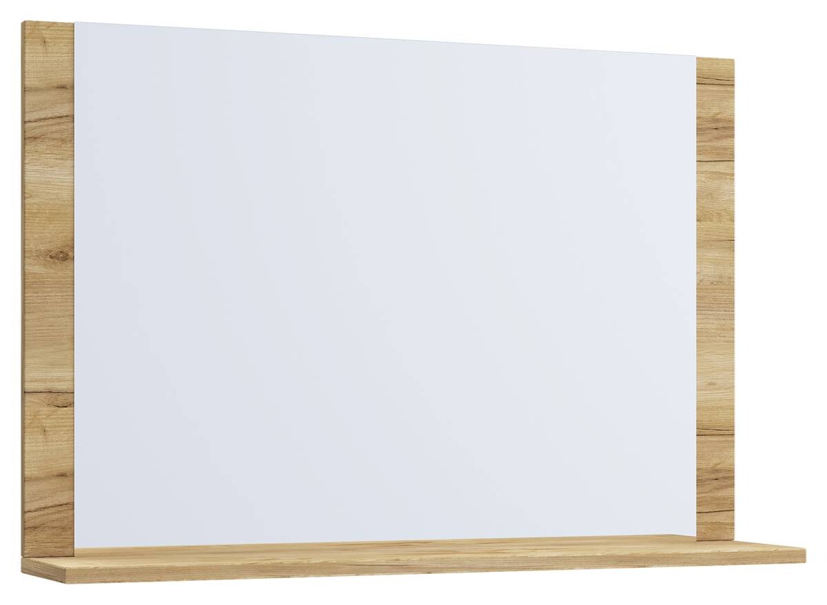 VCM Möbel Wandspiegel Lendas Eiche Honig B/H/T: ca. 80x65x17 cm