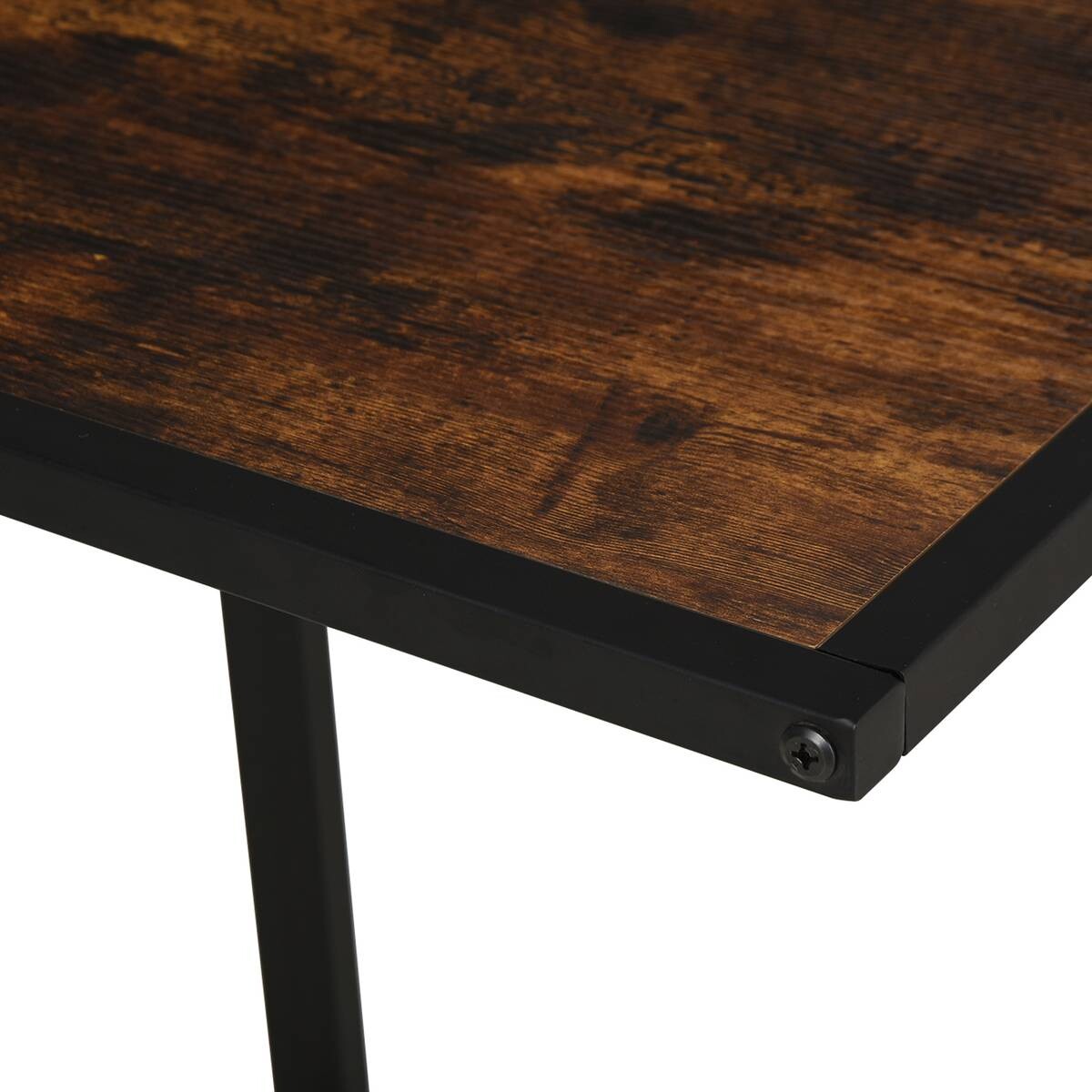 Beistelltisch 833-194BN braun schwarz B/H/T: ca. 40,6x64,2x50,8 cm
