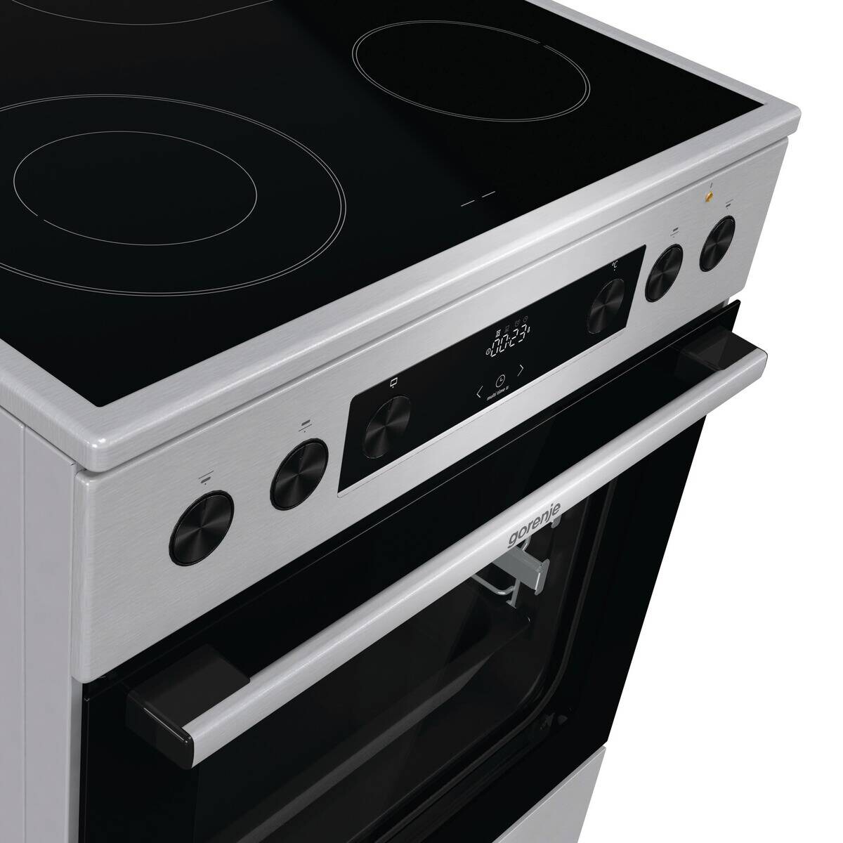 Gorenje Stand-Elektroherd GECS6C70XPA Edelstahloptik B/H/T: ca. 60x85x60 cm