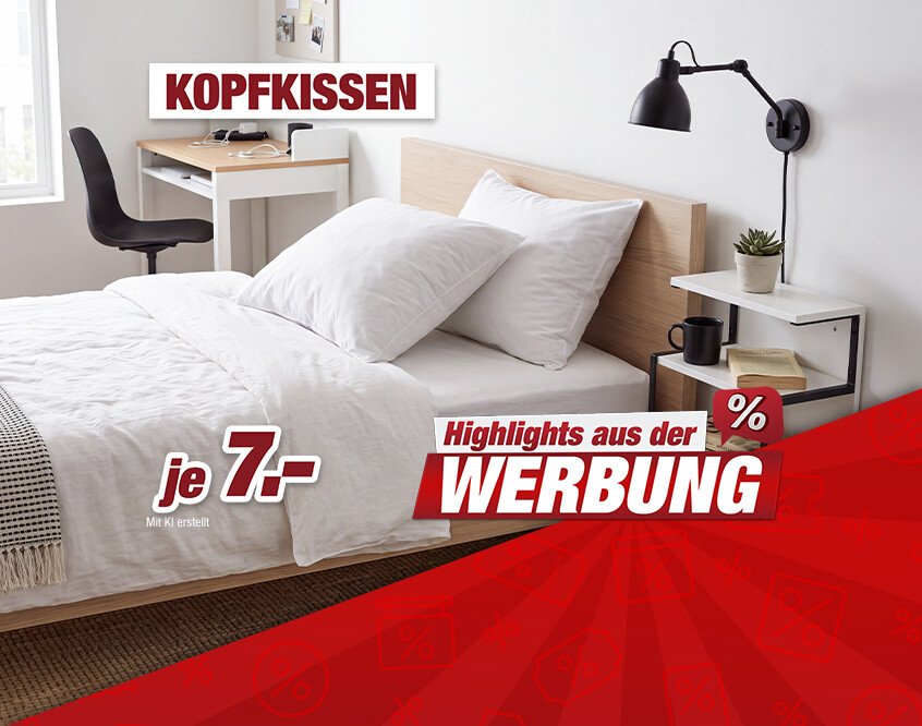 Unsere Werbe Highlights - Kopfkissen