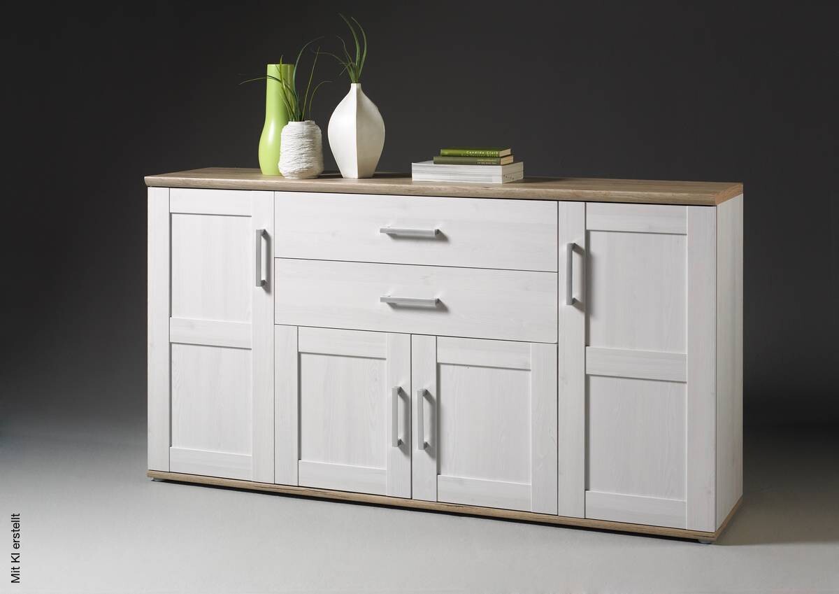 Sideboard Romance Sibiu Lärche Nachbildung San-Remo Nachbildung B/H/T: ca. 186x100x46 cm