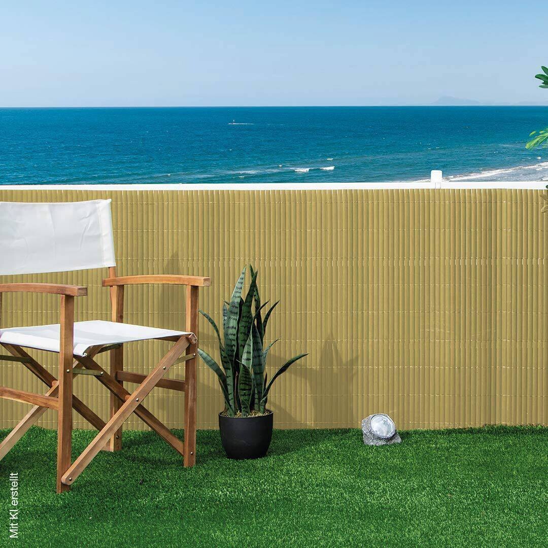 NORTENE Sichtschutz natur PVC B/H/L: ca. 300x23x150 cm