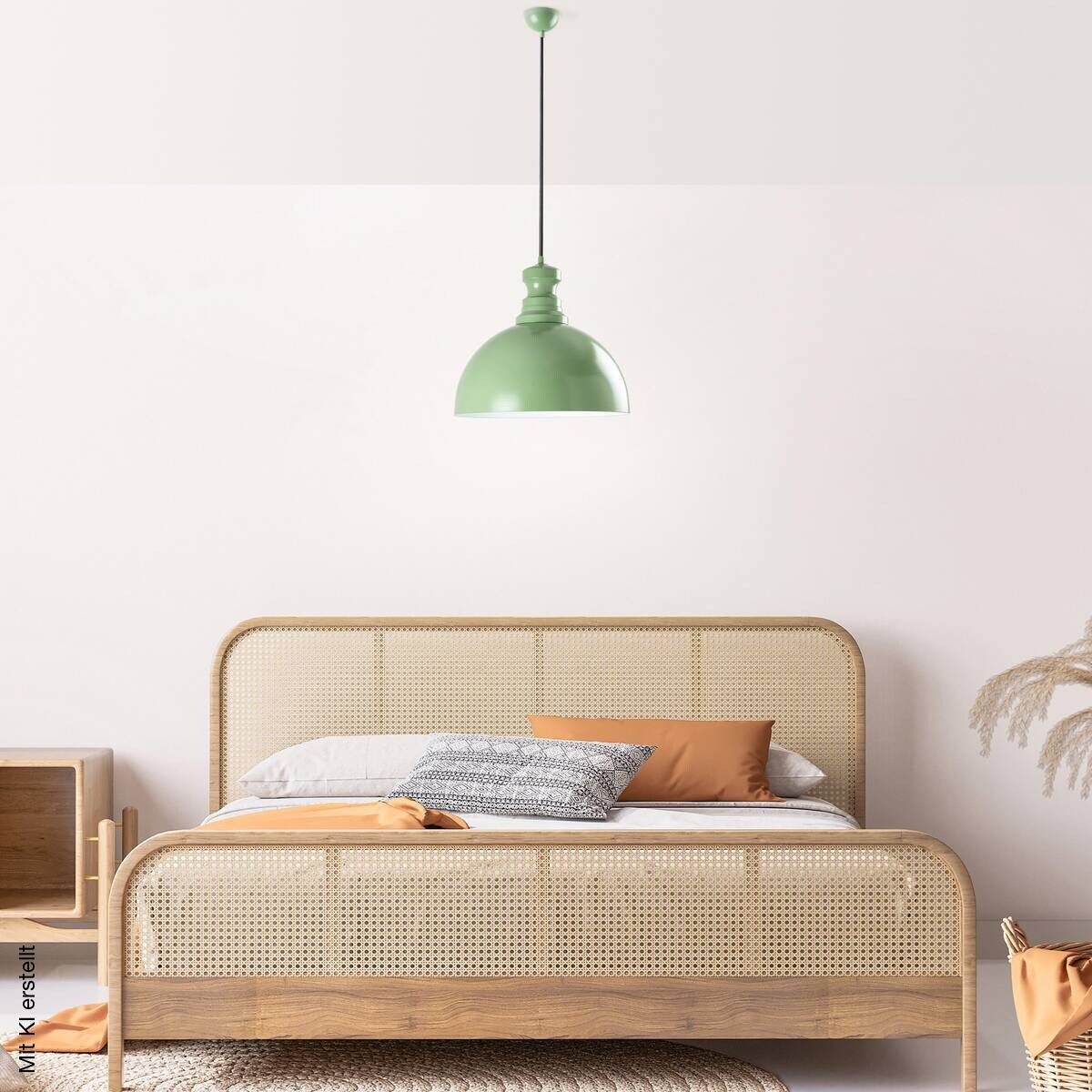 Opviq Pendelleuchte minze B/H/T: ca. 40x134x40 cm E27 1 Brennstellen