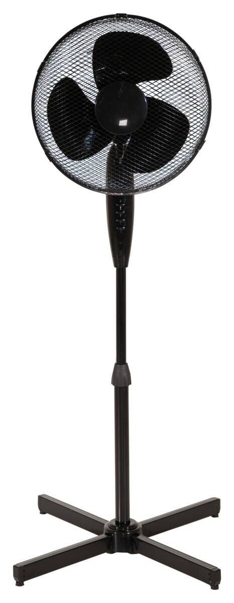 Ventilator 3363044 schwarz Kunststoff Metall B/H/L: ca. 58x116x58 cm