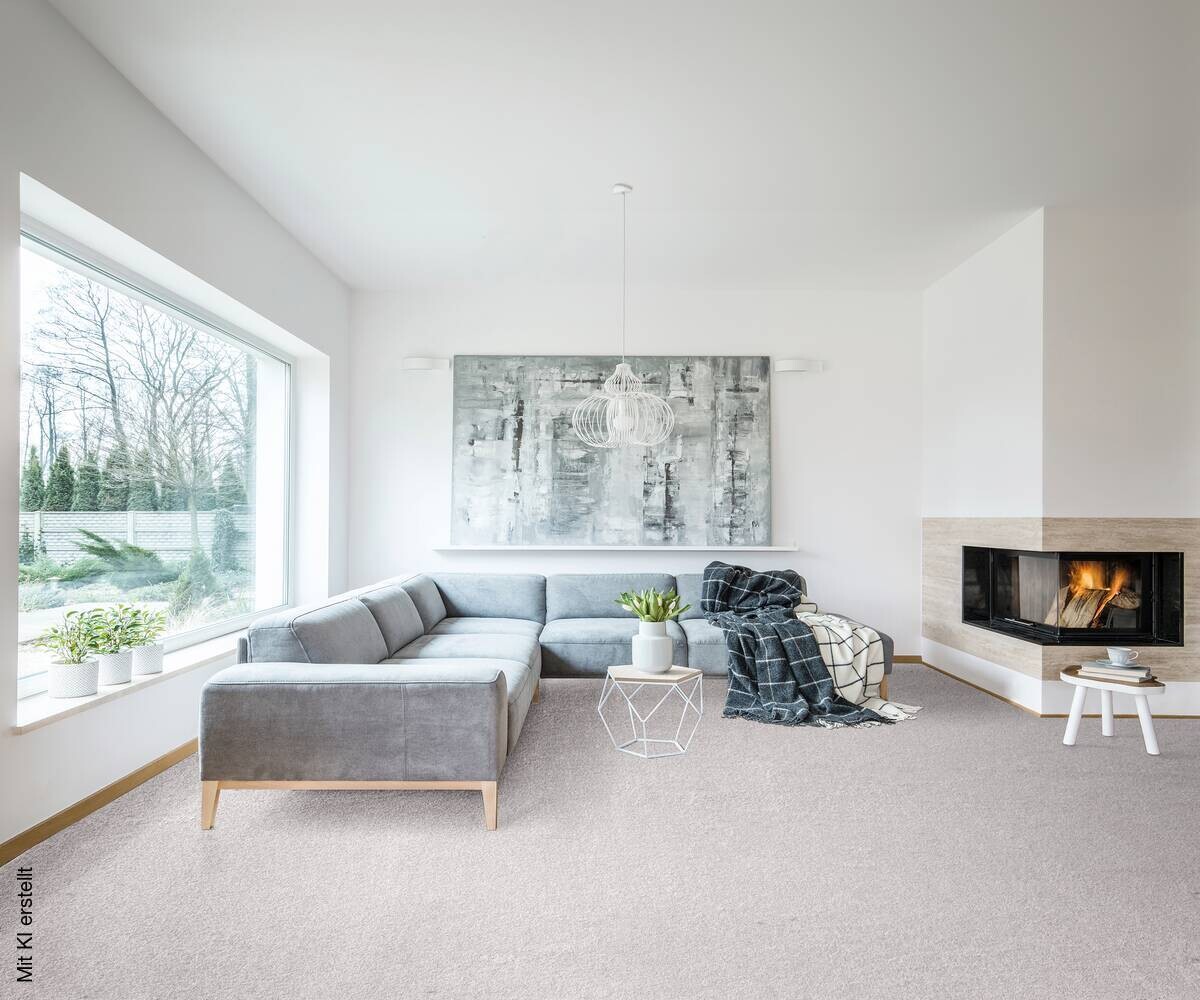 Teppichboden Olvera grau B: ca. 500 cm pro m²