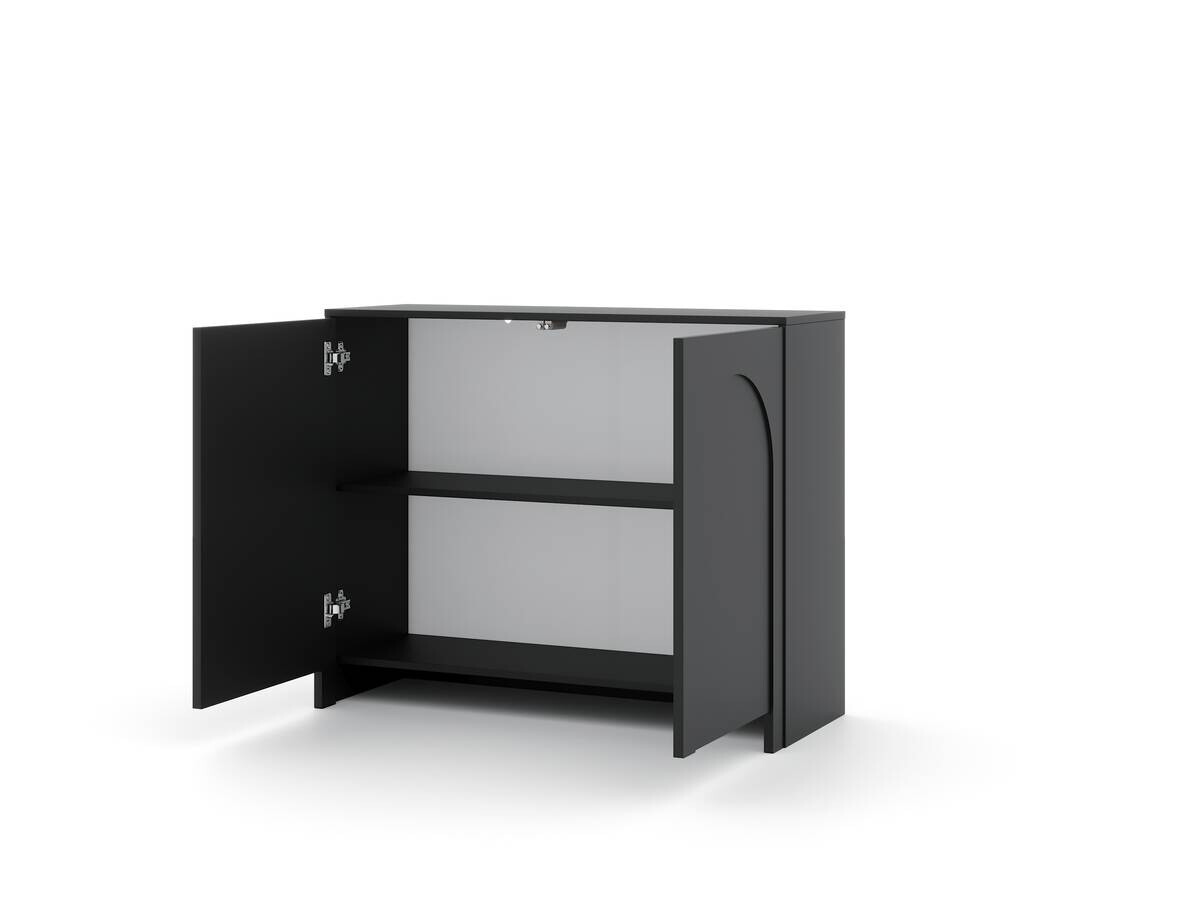 Kommode ARCO schwarz B/H/T: ca. 100x81x35 cm