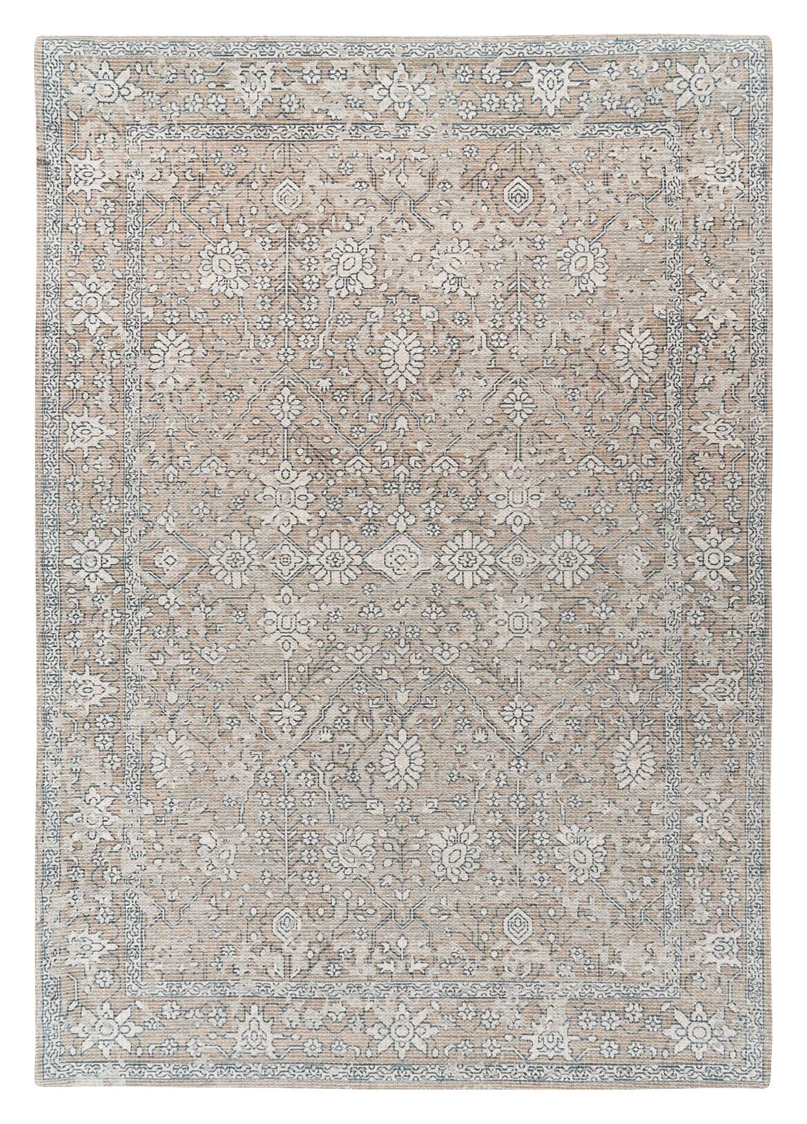 Kayoom Flachflorteppich Perry 125 beige B/L: ca. 120x170 cm