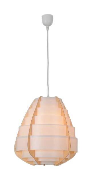 Näve Leuchten Pendelleuchte Malmö NV7076111 weiß Kunststoff H/D: ca. 36x37 cm E27 1 Brennstellen