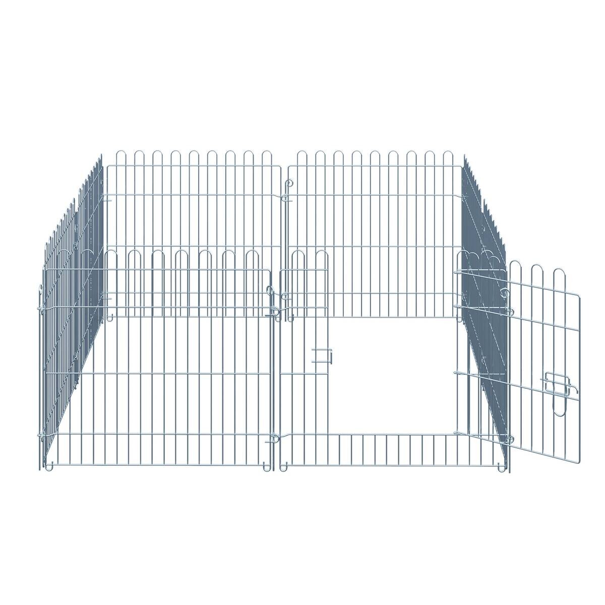 PawHut Tier-Zubehör silber Polypropylen H/L: ca. 63x60 cm